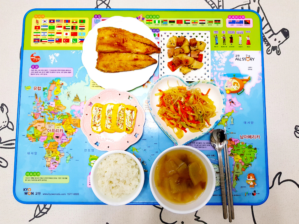 산후도우미 이모님이 차려주신 맛있는 식사
